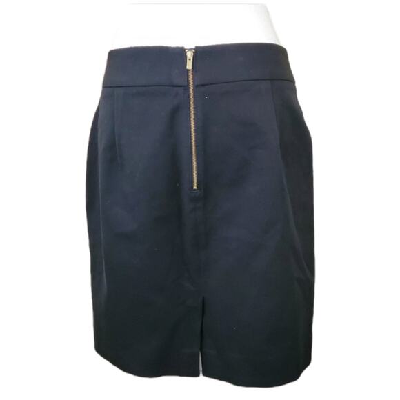 Banana Republic Size 6 Black Double Zipper Skirt - Picture 2 of 7